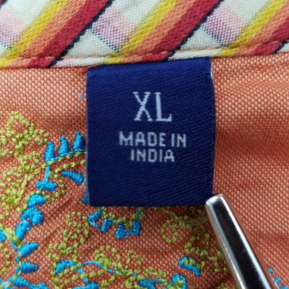 Robert Graham Multi-Color Long Sleeve Shirt XL - Picture 8 of 8